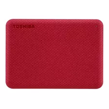 Disco Duro Externo Toshiba Canvio Advance Hdtca20x 2tb Rojo