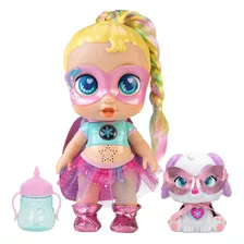 Muñeca Super Cute Regi Glitzy Cool Y Su Mascota Sc014