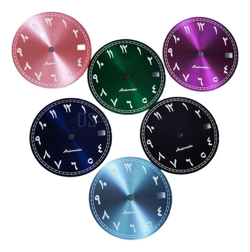 Dial rabe Colorido Sunburst Modificado Dial Bgw9 Lume Apto Foto 2