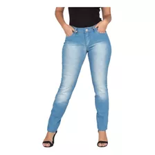 Calça Jeans Feminina Lycra Ajusta No Corpo Envio Imediato Nf