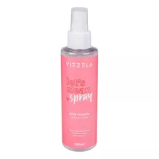 Spray Higienizador Limpador De Pincéis Vizzela 150ml Vegano Cor Rosa