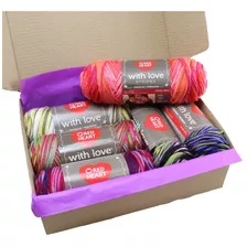 Kit De Lanas With Love Multicolor De Red Heart