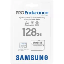 Memoria Micro Sd 128g Samsung Pro Endurance U3,v30 Seguridad