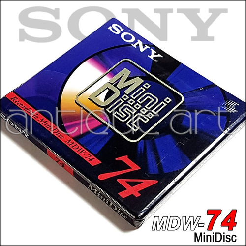 A64 Mini Disc Sony 74 Grabable Audio Minidisc Sellado New