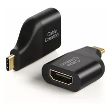 Usb-c A Hdmi 4k Cablecreation Mini Size Aluminum Type C A Hd