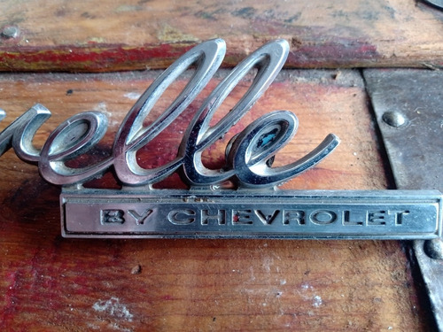 Emblema Chevelle By Chevrolet Original Auto Clasico 68,69,70 Foto 3