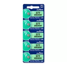 Batería Pila Reloj Murata 377 Sr626sw 1.55v Pack X 5