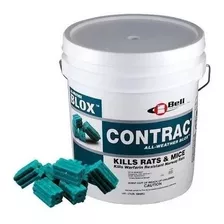 Contrac Blox Cubeta 1.8kg Rodenticida Elimina Ratas, Ratones