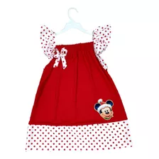 Vestido De Niña, Vestido De Minnie Mikey, Vestido Navidad 