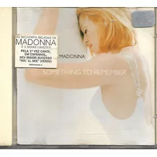 M40 - Cd - Madonna - Something To Remember - Lacrado