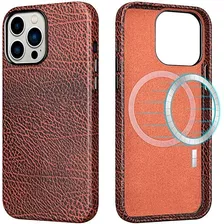 Lopie [serie Bicolour] Funda De Piel Para I 13 Pro Compatib.