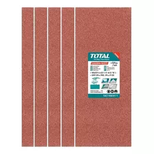 Set 5 Hojas De Lija Para Pulir 90x231mm Grano Variado Total Cantidad De Granos 80