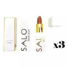 Labial Barra Matte Cuadrado Creamy Velvet Salome Blanco