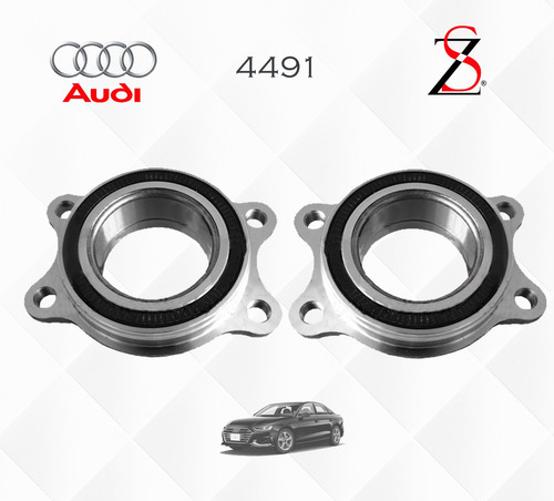 Kit 2 Mazas Con Balero Traseras Audi A5 2007 - 2016 Foto 2