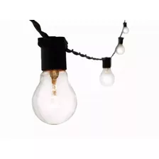 Varal De Luz Festao Gambiarra 10m Com Lampada Cor Da Luz Preto 127v