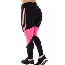 Kit 3 Calça Legging Fitness Suplex Feminina Leg Academia