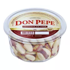 Castanha Para Sem Casca 200 Gr Pet Don Pepe