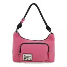 Bolsa Hobo Cloe Para Mujer Asas Intercambiables Color Fucsia