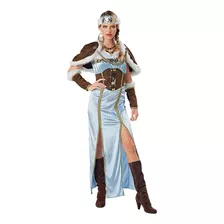 Disfraz De Princesa Guerrera Vikinga Para Mujer, Talla M 8/1