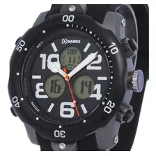 Relogio X-games Masculino Anadigi Xmppa304 Grafite Preto