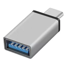 Adaptador Otg Usb 3.0 Hembra A Usb Tipo C Macho Llavero Mg