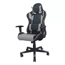 Sillón Pro Gamer Legend - Desillas Color Negro Con Gris