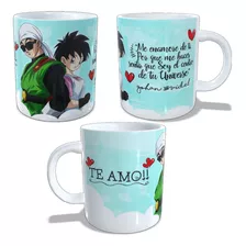 Taza Personalizada Gohan Y Videl Te Amo