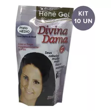 Kit C/ 10un Hene Em Gel Divina Dama 180g Médio