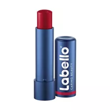 Bálsamo Labial Labello Caring Beauty 2 En 1 Color Red 4.8g