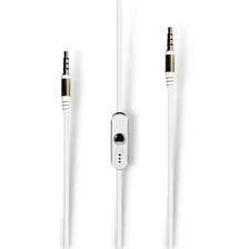 Cable Auxiliar Audio Con Microfono Jack 3.5mm Para Auricular