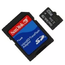 Tarjeta De Memoria Microsd De 2 Gb Y Adaptador Sd - Móvil Ta