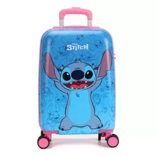 Mala De Viagem Bordo Ou Escolar 360 Disney Stitch Original 