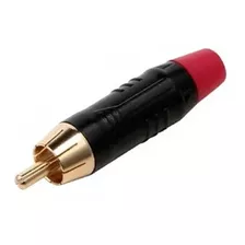 Conector Rca Rojo Studiomaster Crm006br