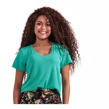 Blusinha Básica Feminina Fresquinha Confortável Varias Cores