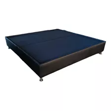 Box Spring Queen Cama En Semicuero