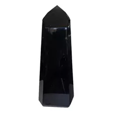 Obsidiana Negra Verdadeira Preta Obelisco De Ponta Energia