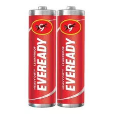 Pilas Eveready Aa Heavy Duty Red Carbon Zinc R6s Tira 24/u