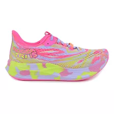 Tênis Feminino Asics Noosa Tri 15 Rosa E Amarelo - 1012