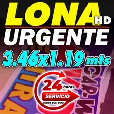 Lona Urgente Personalizada