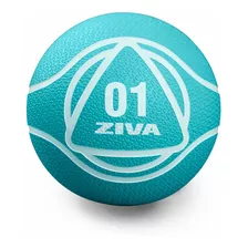 Medicine Ball Ziva 2 Kg Profesional Textura Turquesa