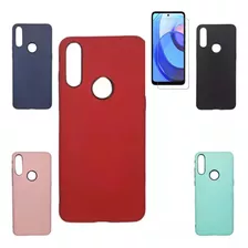 Funda Protector Case Alcatel 3x 2019 Y Tcl T9 Mas Vidrio 