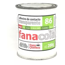 Adhesivo De Contacto Transparente Fana 86x200gr. Calzados Color Incoloro