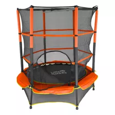 Trampolin Brincolin Tumbling Niños Infantil Red Seguridad Color De La Lona De Salto Negro