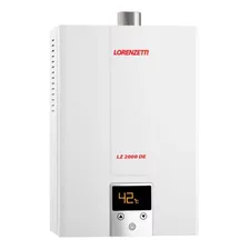 Aquecedor A Gás Lorenzetti Lz 2000de Branco Glp (botijão)