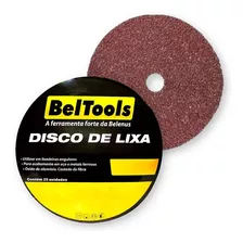 Kit C/ 25 Disco Lixa Ferro 7x7/8 G36 Beltools Quantidade De Cascalhos 36