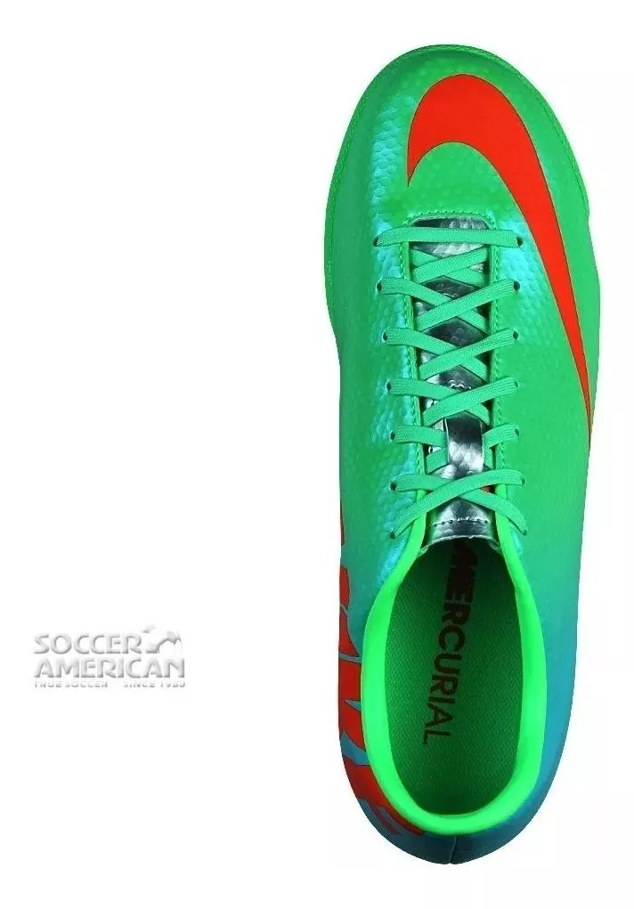 Zapatillas Nike Mercurial Green/orange Grass Sintetico