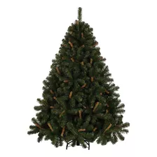 Arbol De Navidad Alpino 1.80mts Hook On Decoración Color Verde