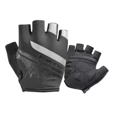 Guantes Bicicleta Rockbros Reflectantes Dedo Corto Ruta Mtb