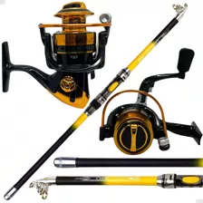 Kit De Pesca - Vara Carbono Leve 3 Metros E Molinete Cs 5000