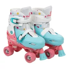 Patins Roller Skate 4 Rodas Ajustáveis 34-37 Fenix - Pk-04ab